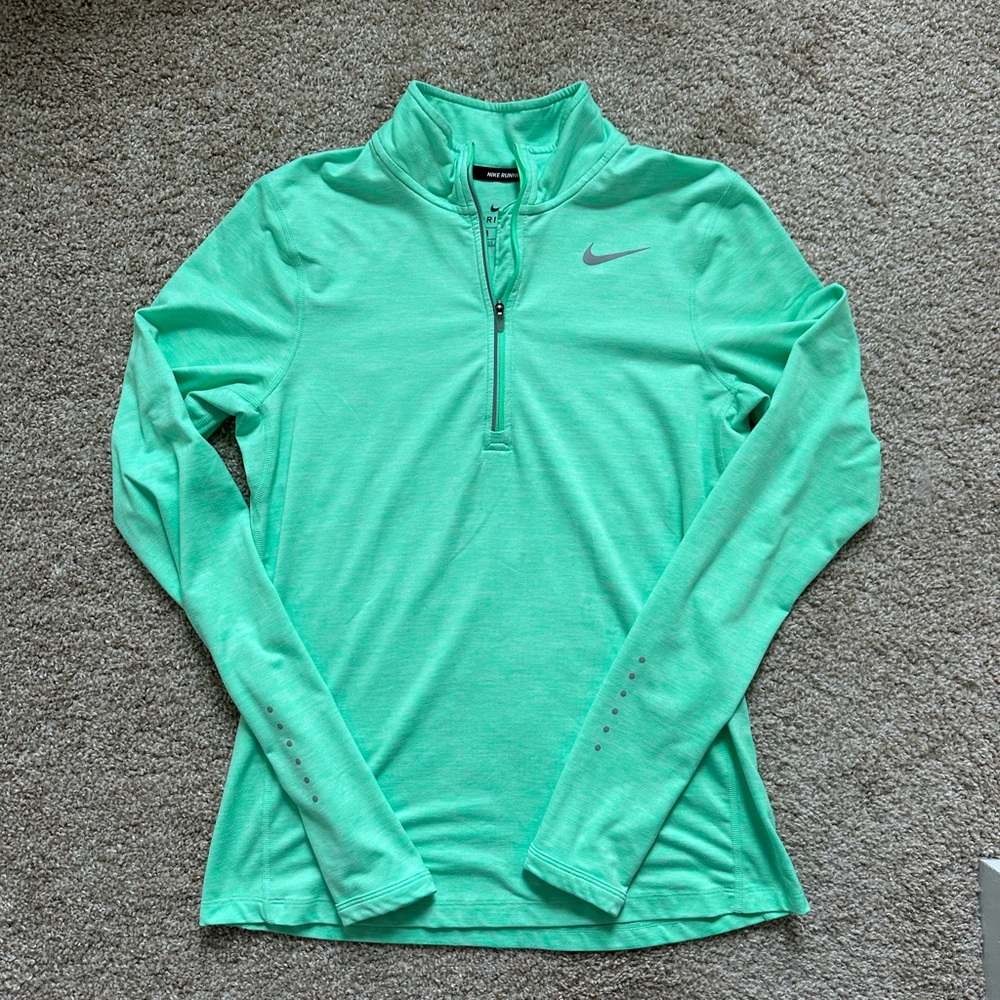Nike Women's Mint Green Quarter-Zip